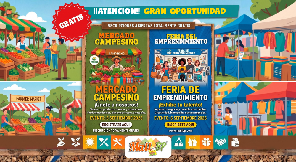 Mercado campesino y Feria del Emprendimiento en Montelibano el 6 de septiembre